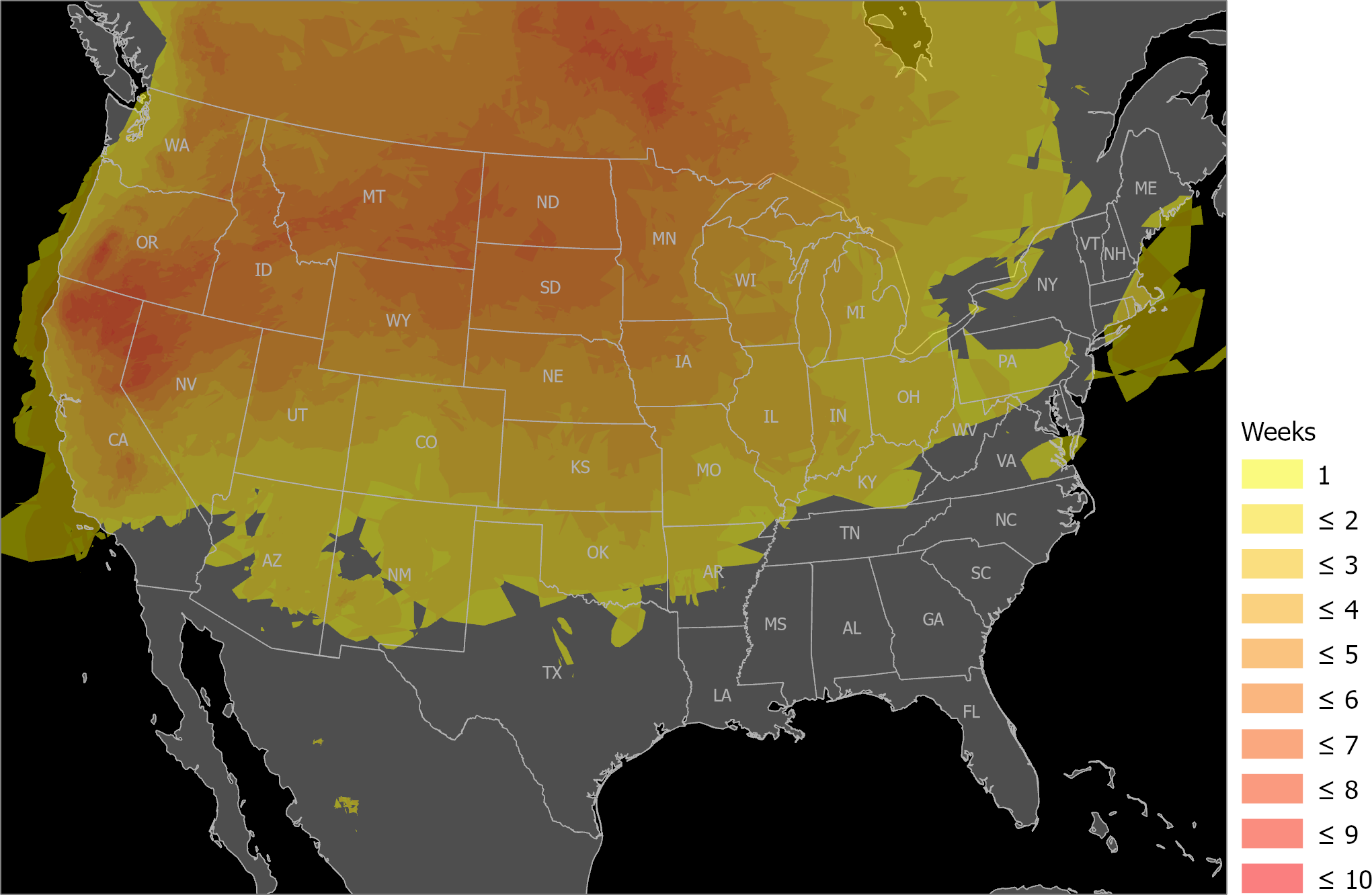 Wildfire Smoke Blanketed US Midwest Last Year